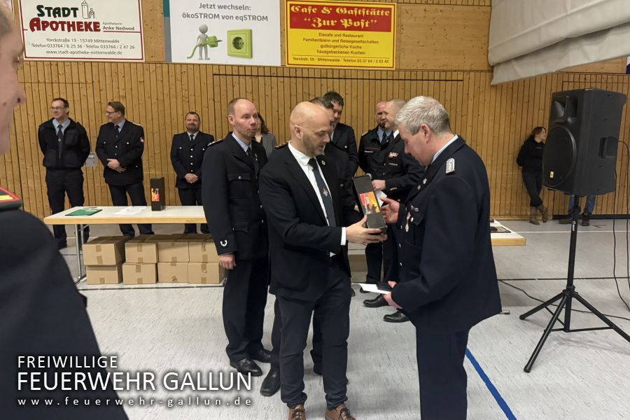 Jahreshauptversammlung der FF Stadt Mittenwalde